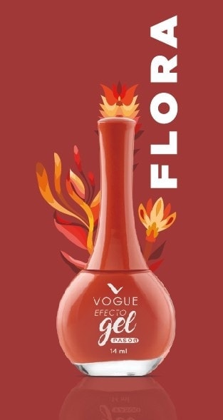 Esmaltes vogue colores flora